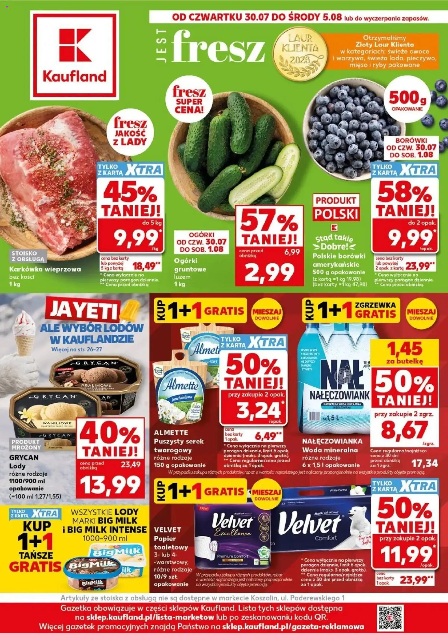 Pogląd gazetki "Kaufland gazetka" ze sklepu Kaufland ważnej od 30.07.2026