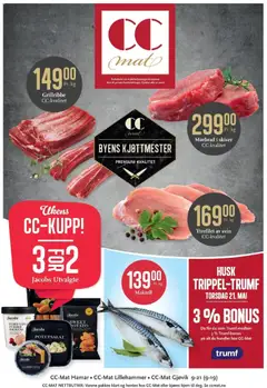 Forhåndsvis CC Mat kundeavis fra butikk CC Mat gyldig fra 18/05/2026