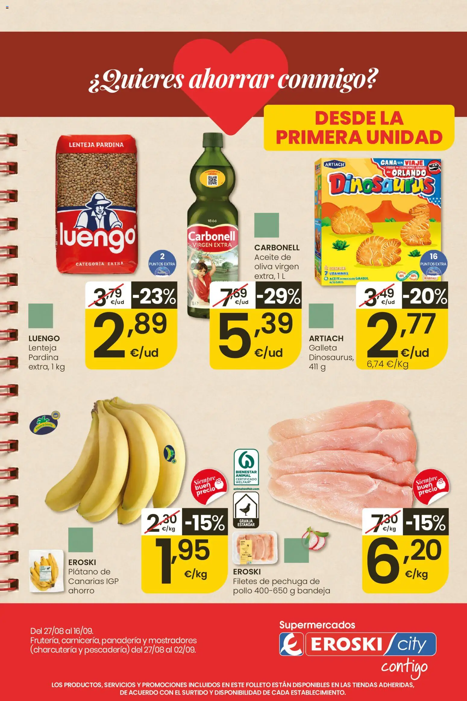Vista previa del folleto de la tienda Eroski válido desde el 27/08/2026 