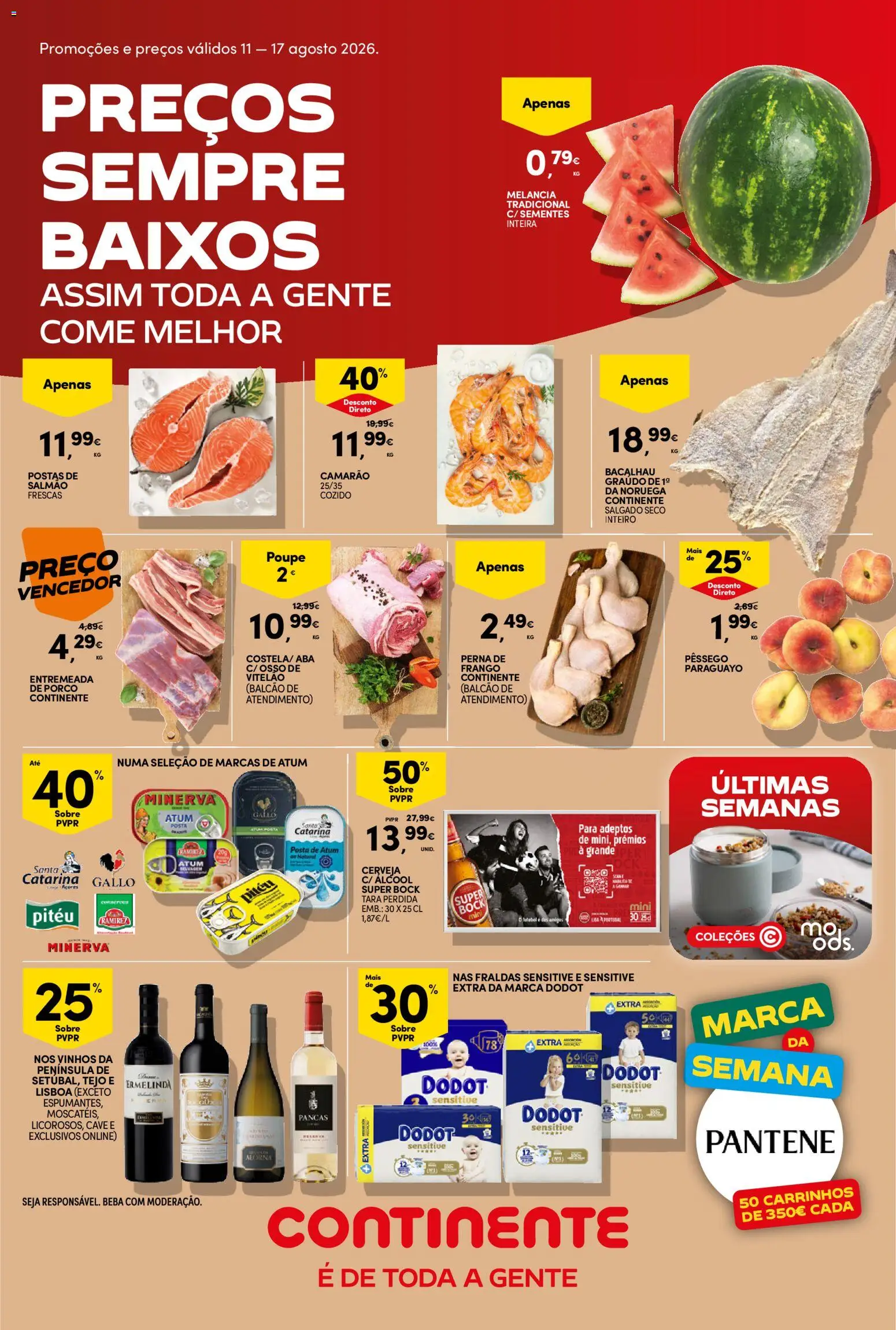 Pré-visualização do folheto da loja Continente válida a partir de 11/08/2026