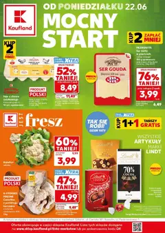 Pogląd gazetki "Kaufland gazetka - Mocny start" ze sklepu Kaufland ważnej od 22.06.2026