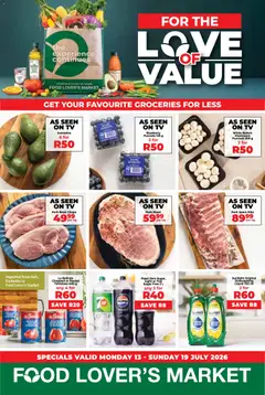 Preview of Food Lover's Market flyer valid from 13/07/2026