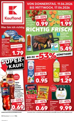 Náhled nabídky: Kaufland Německo Kaufland Německo leták platný od 11.06.2026
