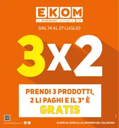 Anteprima dell'opuscolo Ekom volantino Toscana dal negozio Ekom valido da 14/07/2026
