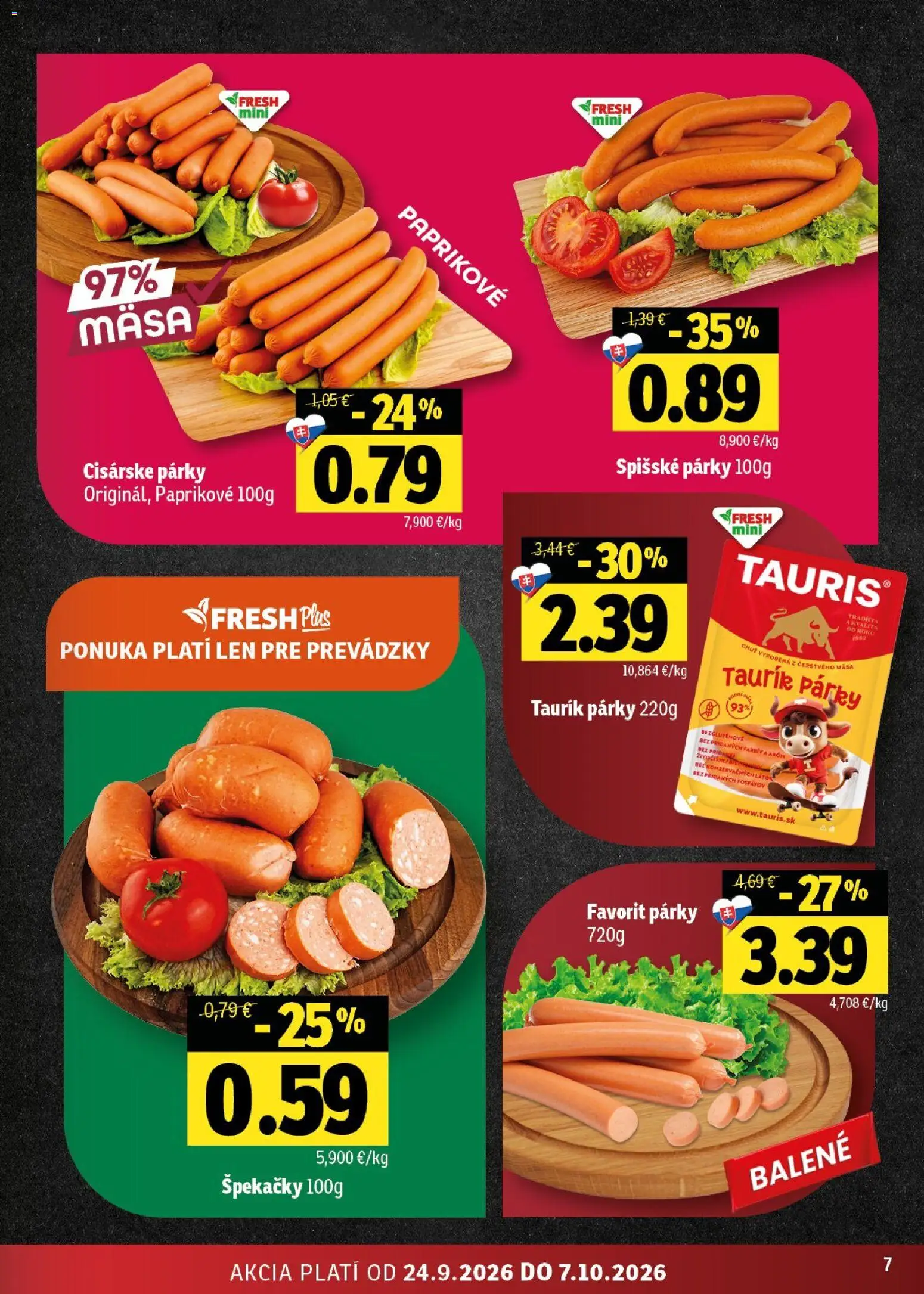 Náhľad Fresh letáku platného od 24.09.2026