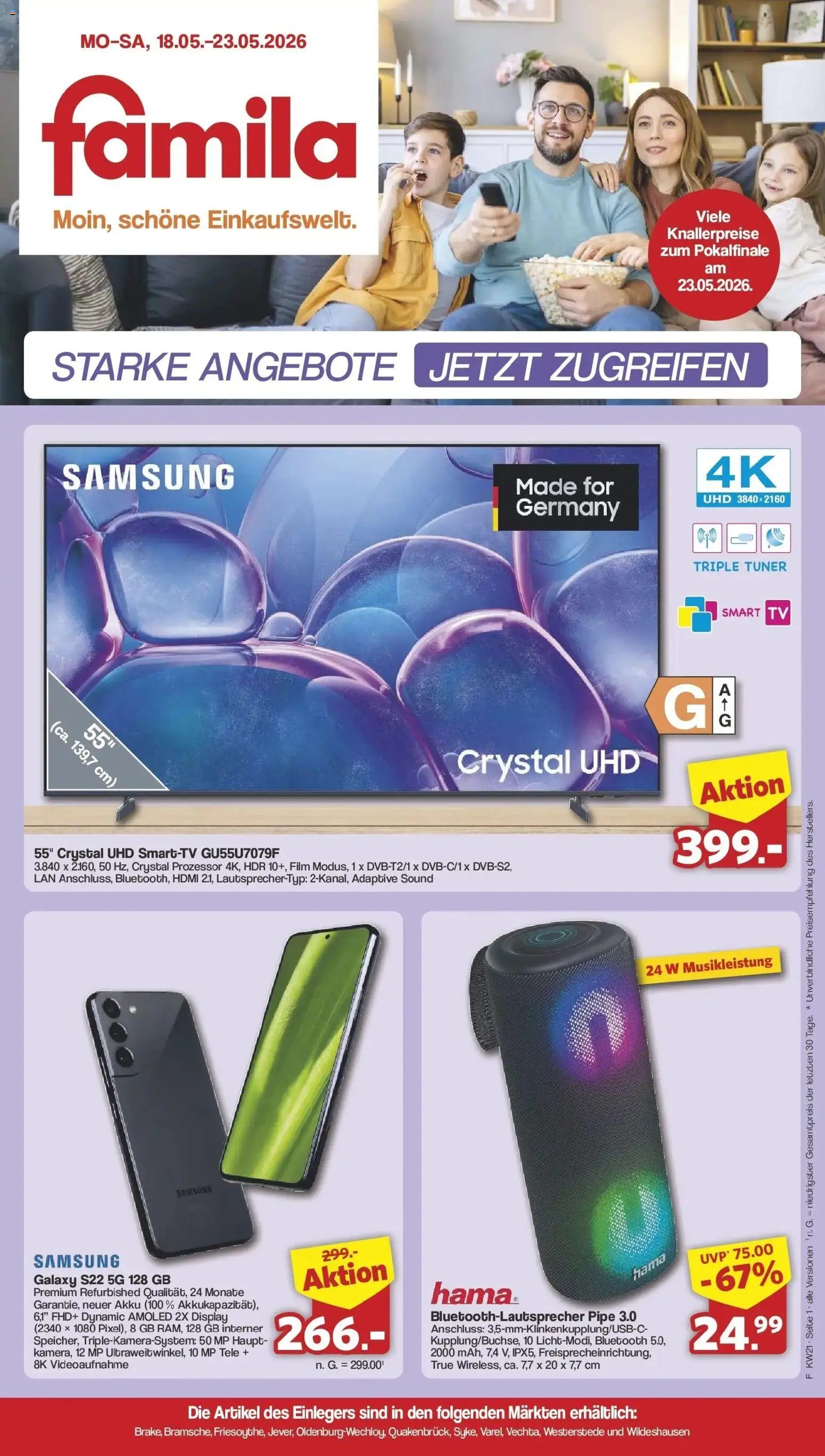 Vorschau von dem Prospekt des Geschäftes Famila Nordwest, gültig ab dem 18.05.2026
