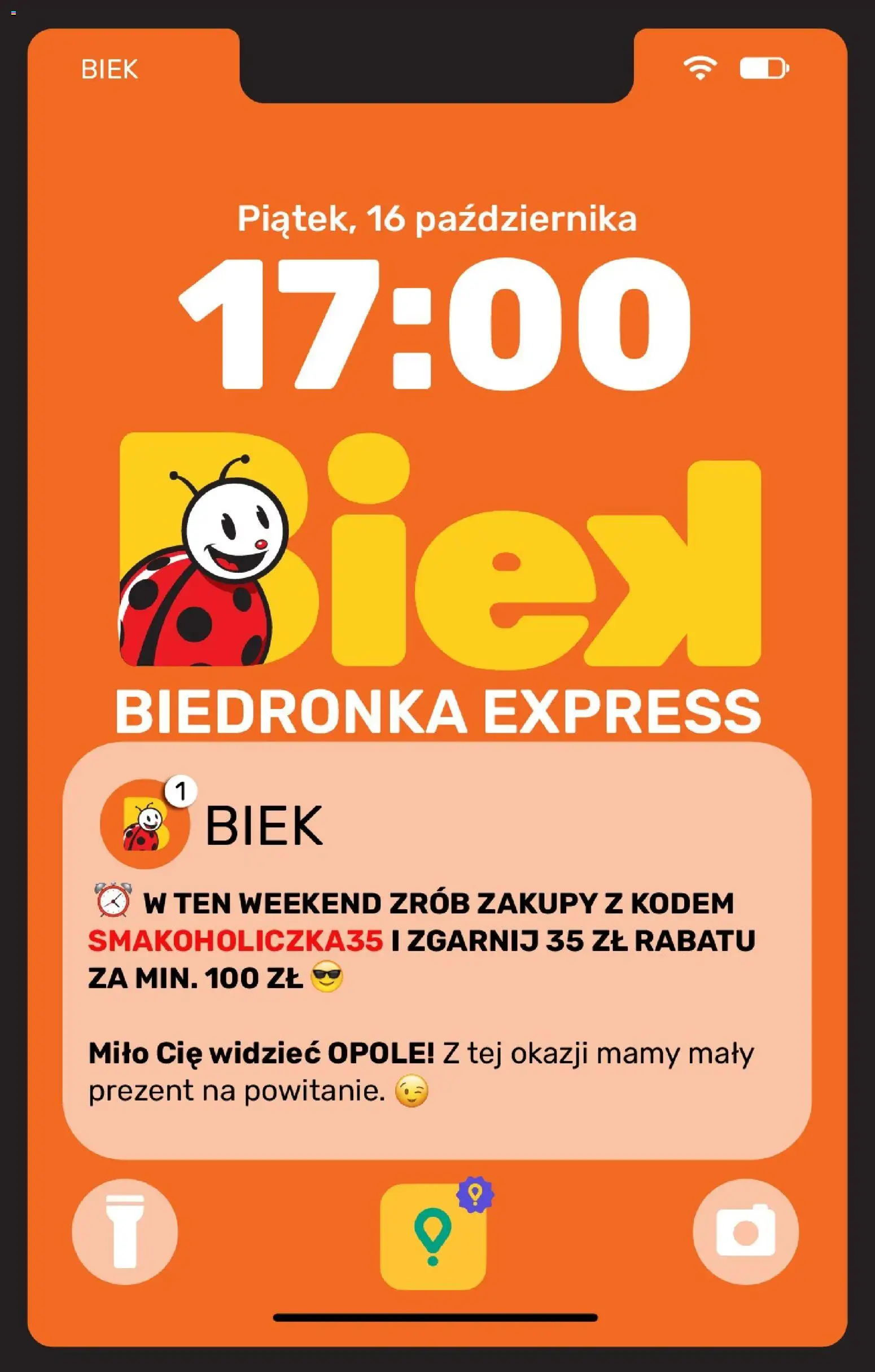 Pogląd gazetki "Biedronka gazetka - Biek" ze sklepu Biedronka ważnej od 16.10.2026