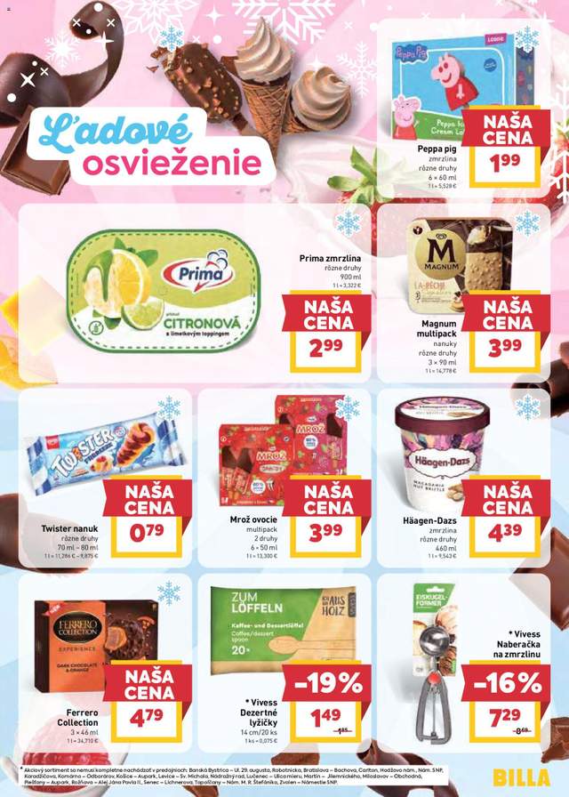 Nový Billa leták od 12.08.