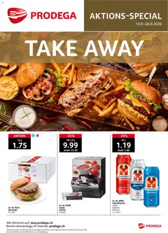 Vorschau des Merkblatts Prodega Aktionen Take Away vom Shop Prodega gültig von 14.09.2026 bis 26.09.2026