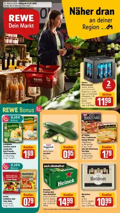 Vorschau von dem Prospekt des Geschäftes Rewe, gültig ab dem 27.07.2026