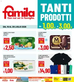 Anteprima dell'opuscolo Famila volantino dal negozio Famila valido da 16/07/2026