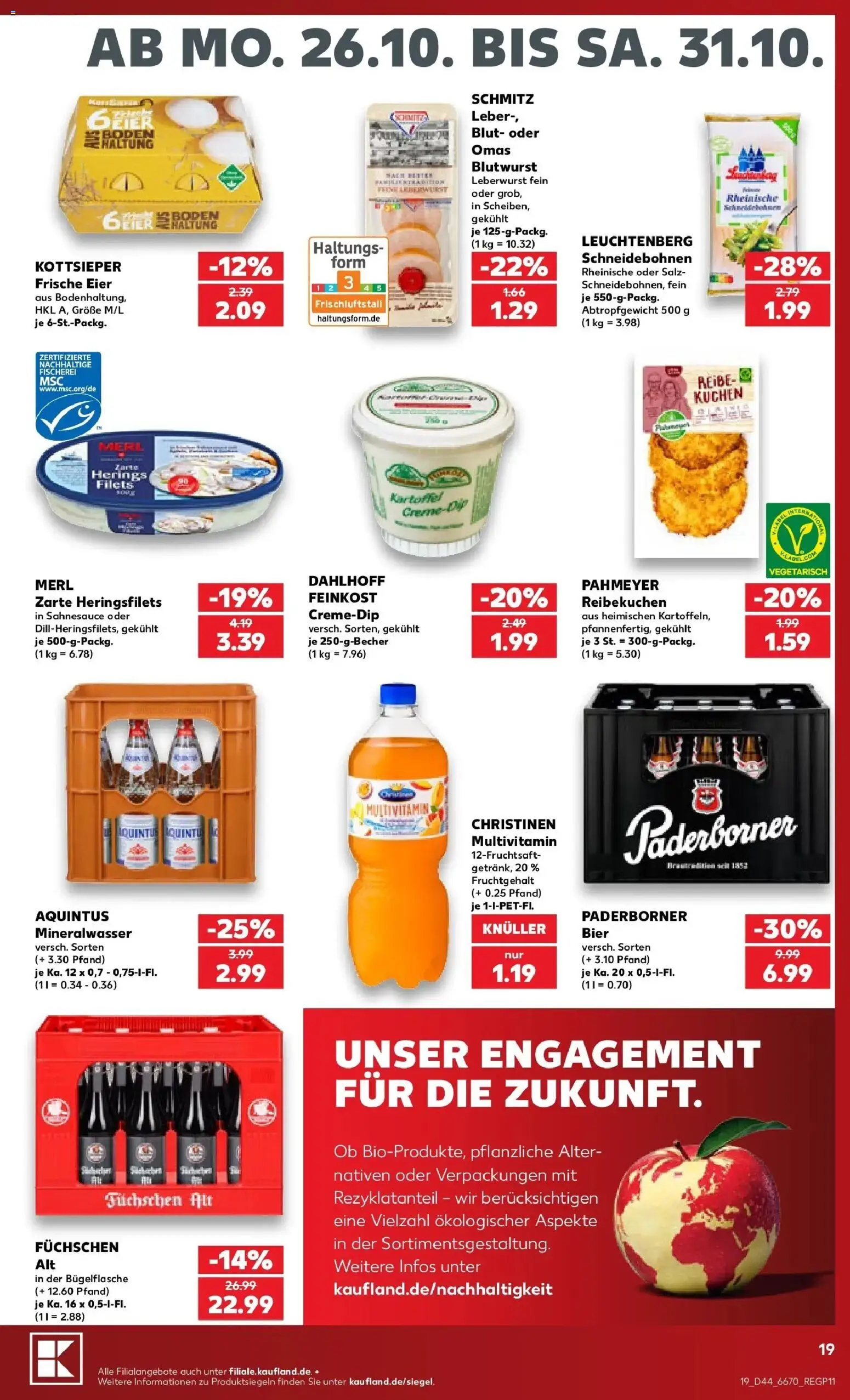 Vorschau von dem Prospekt des Geschäftes Kaufland, gültig ab dem 26.10.2026