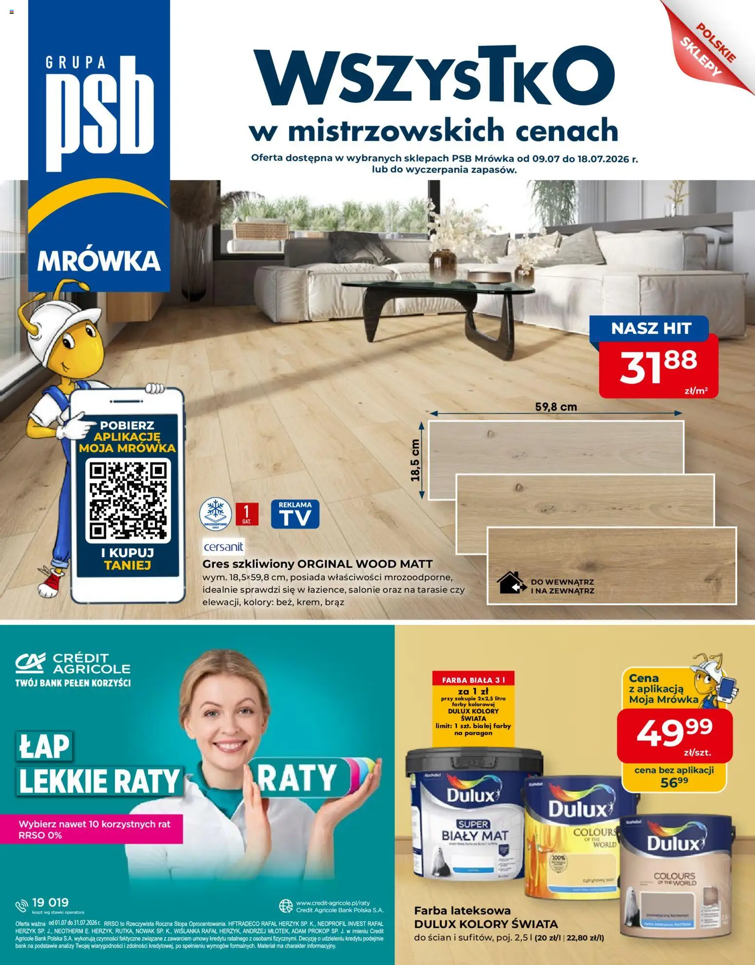 Pogląd gazetki "Mrówka gazetka - Elbląg" ze sklepu Mrówka ważnej od 09.07.2026