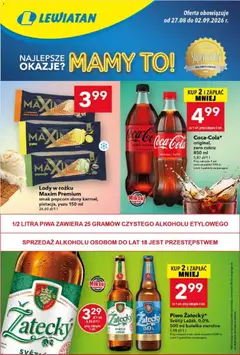 Pogląd gazetki "Lewiatan gazetka" ze sklepu Lewiatan ważnej od 27.08.2026