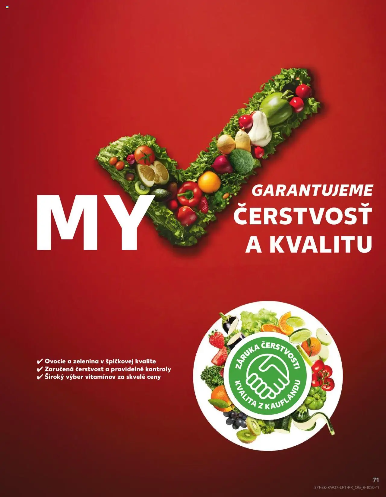 Náhľad Kaufland letáku platného od 11.09.2025 - Ovocie