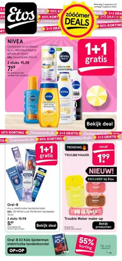 Voorbeeld van Etos folder van winkel Etos geldig vanaf 03-08-2026