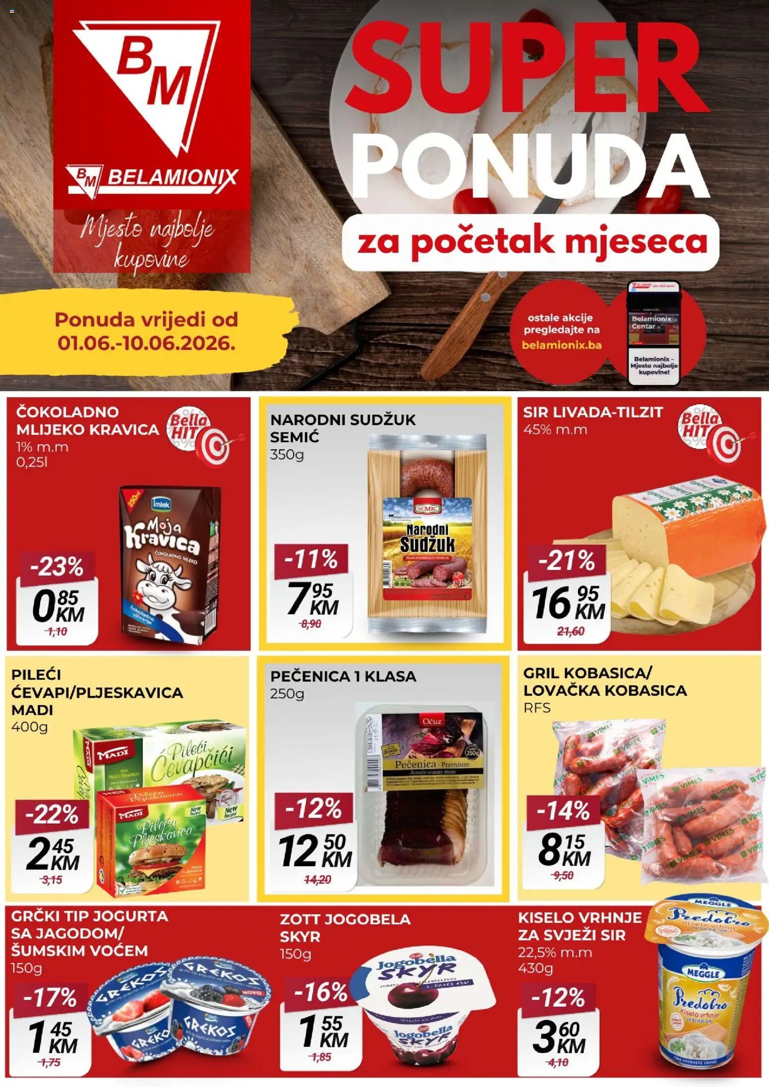 Pregled letka Belamionix super ponuda trgovine Belamionix vrijedi od 01.06.2026