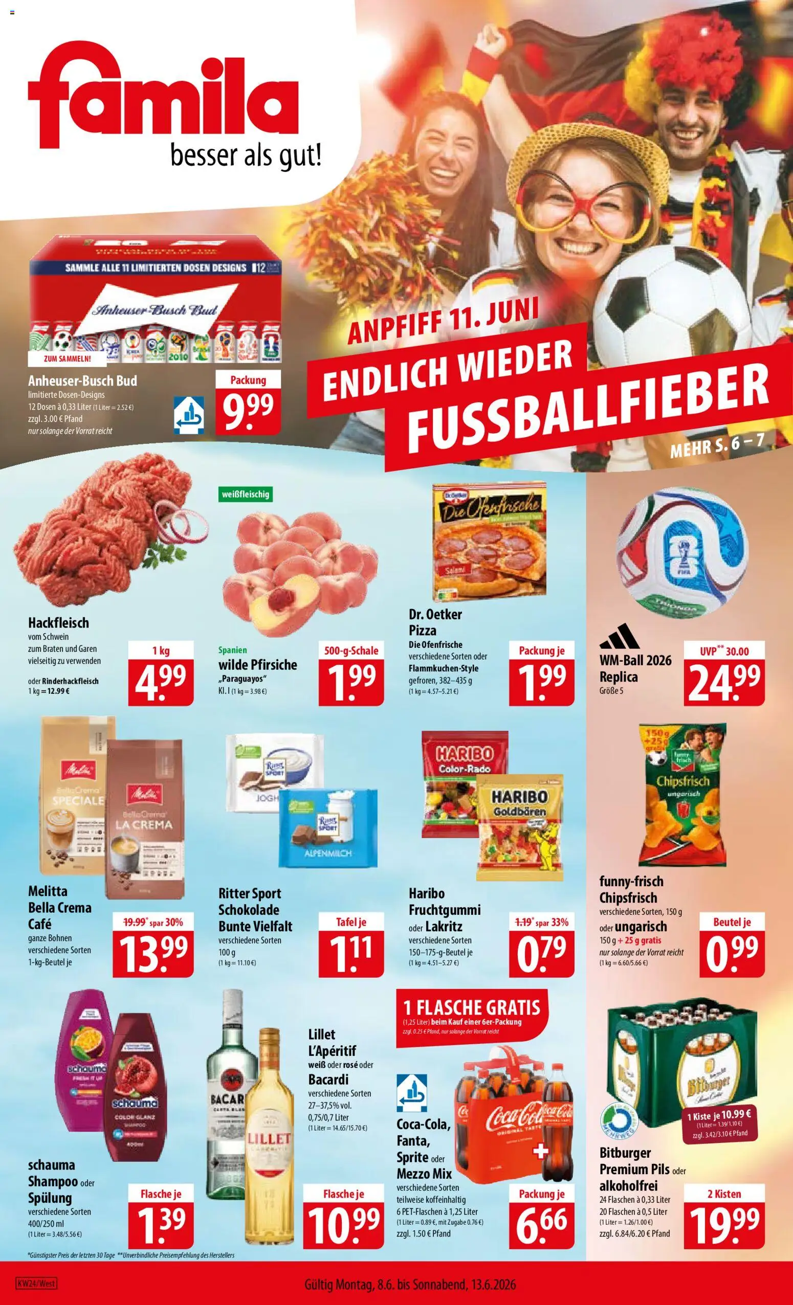 Vorschau von dem Prospekt des Geschäftes Famila, gültig ab dem 08.06.2026