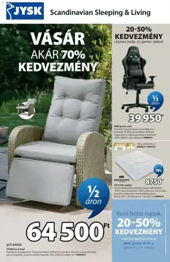 JYSK - JYSK aktuális akciós újság megtekintése, amely érvényes 2026.06.10.-től