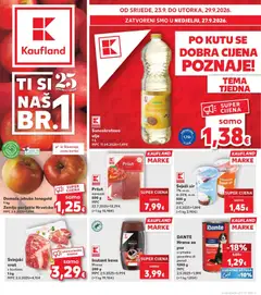 Pregled letka Kaufland - Rijeka Zamet trgovine Kaufland vrijedi od 23.09.2026