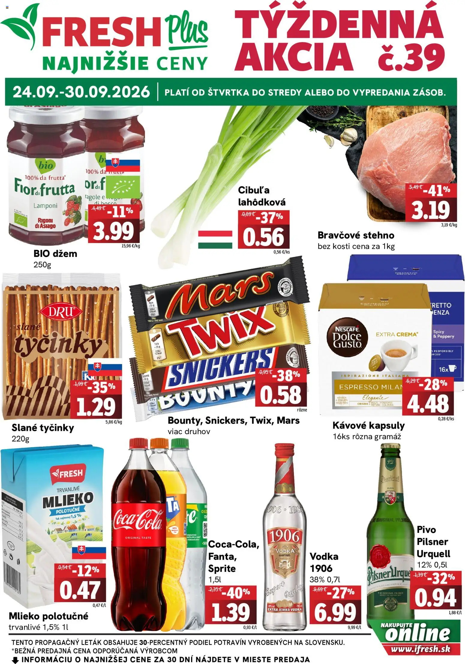Náhľad Fresh letáku platného od 24.09.2026