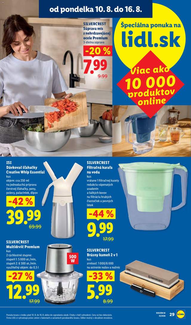 Nový Lidl leták od 10.08.