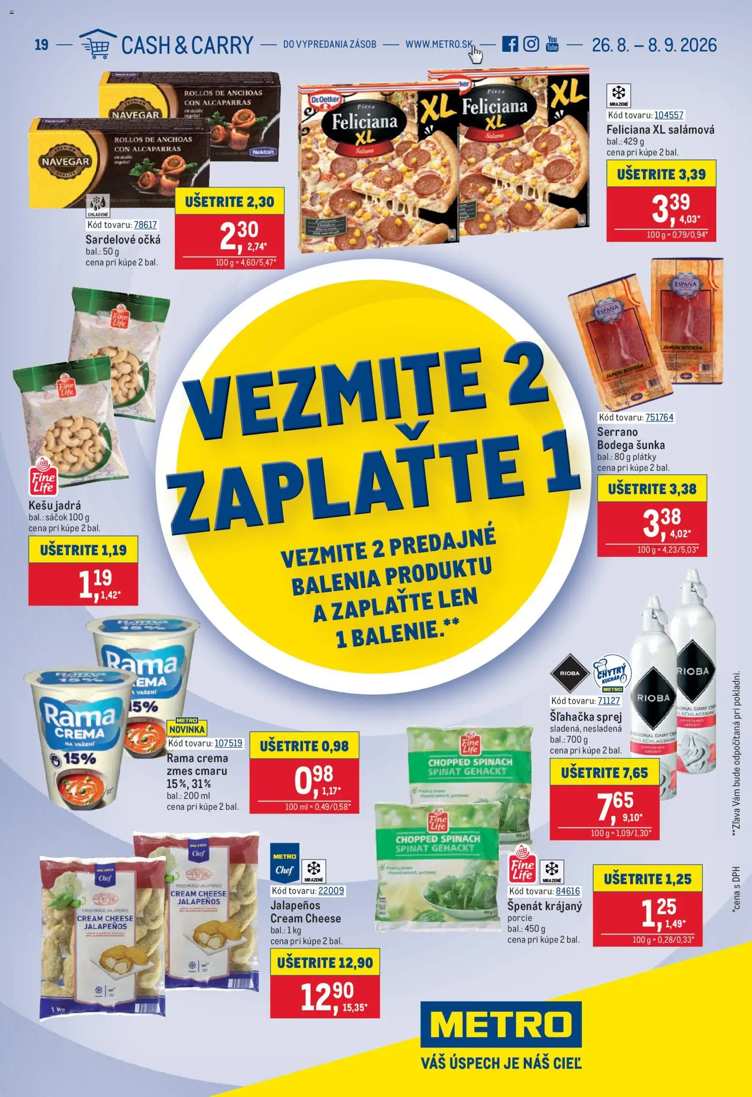 Náhľad Metro letáku platného od 26.08.2026