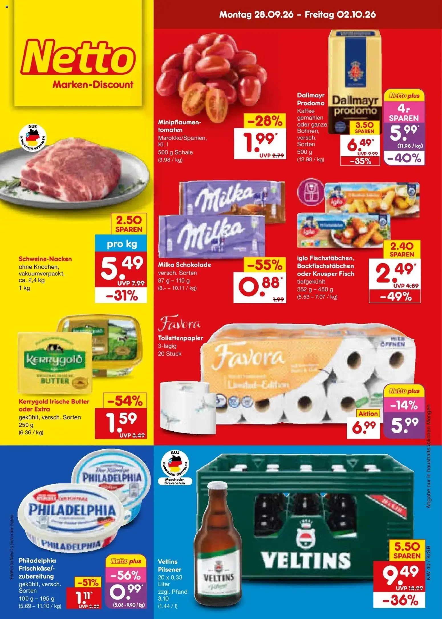 Vorschau von dem Prospekt des Geschäftes Netto Marken-Discount, gültig ab dem 28.09.2026