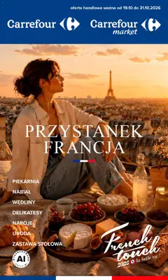 Pogląd gazetki "Carrefour gazetka - Przystanek Francia" ze sklepu Carrefour ważnej od 19.10.2026