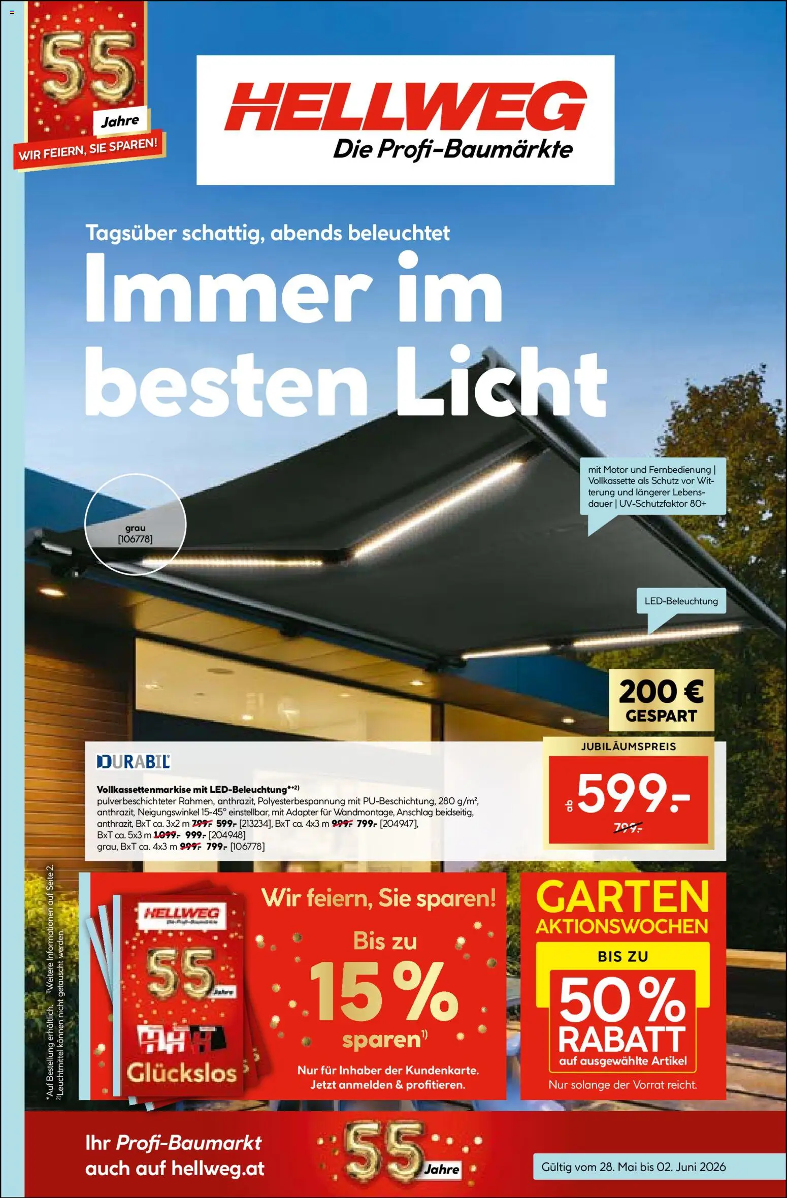 Vorschau der Angebote: HELLWEG HELLWEG Flugblatt gültig ab 28.05.2026