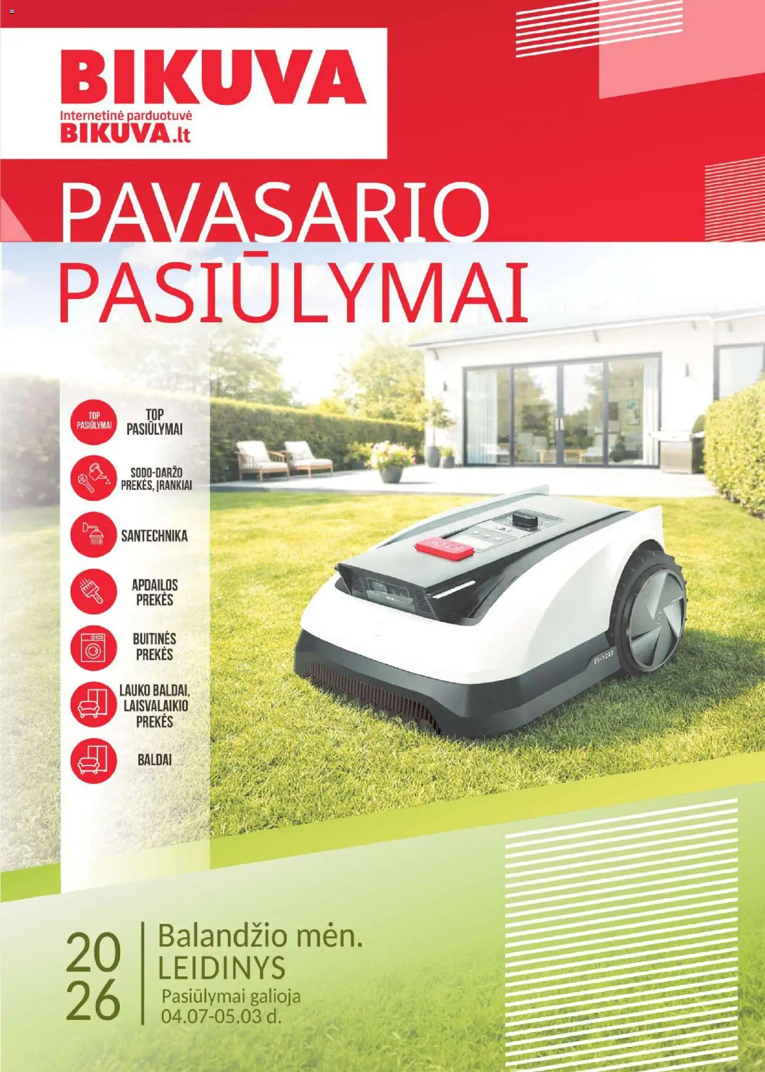 BIKUVA parduotuvės leidinio BIKUVA leidinys galiojančio nuo 2026.04.07 peržiūra