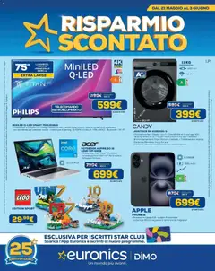 Anteprima dell'opuscolo Risparmio Scontato dal negozio Euronics valido da 20/05/2026