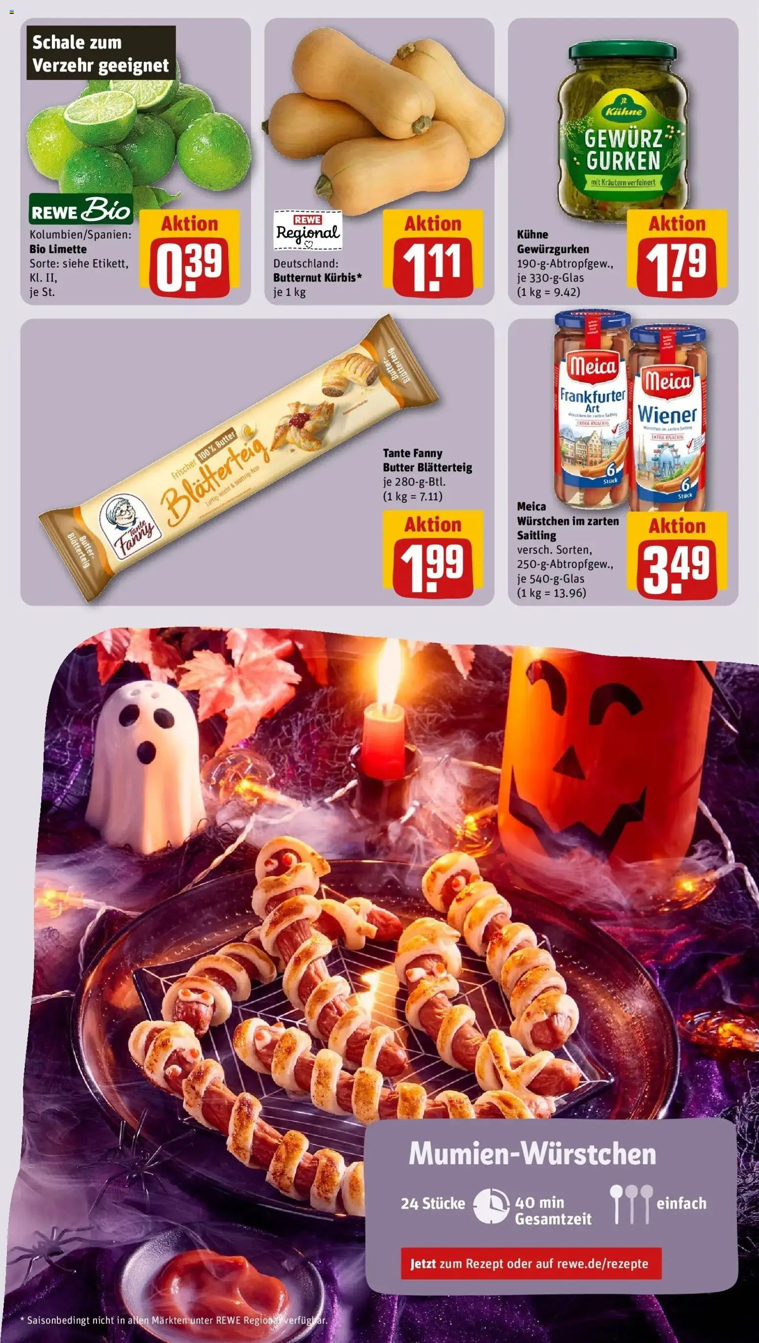 Vorschau von dem Prospekt des Geschäftes Rewe, gültig ab dem 26.10.2026