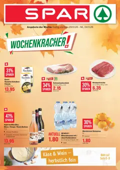 Vorschau des Merkblatts SPAR aktionen vom Shop SPAR gültig von 29.10.2026 bis 04.11.2026