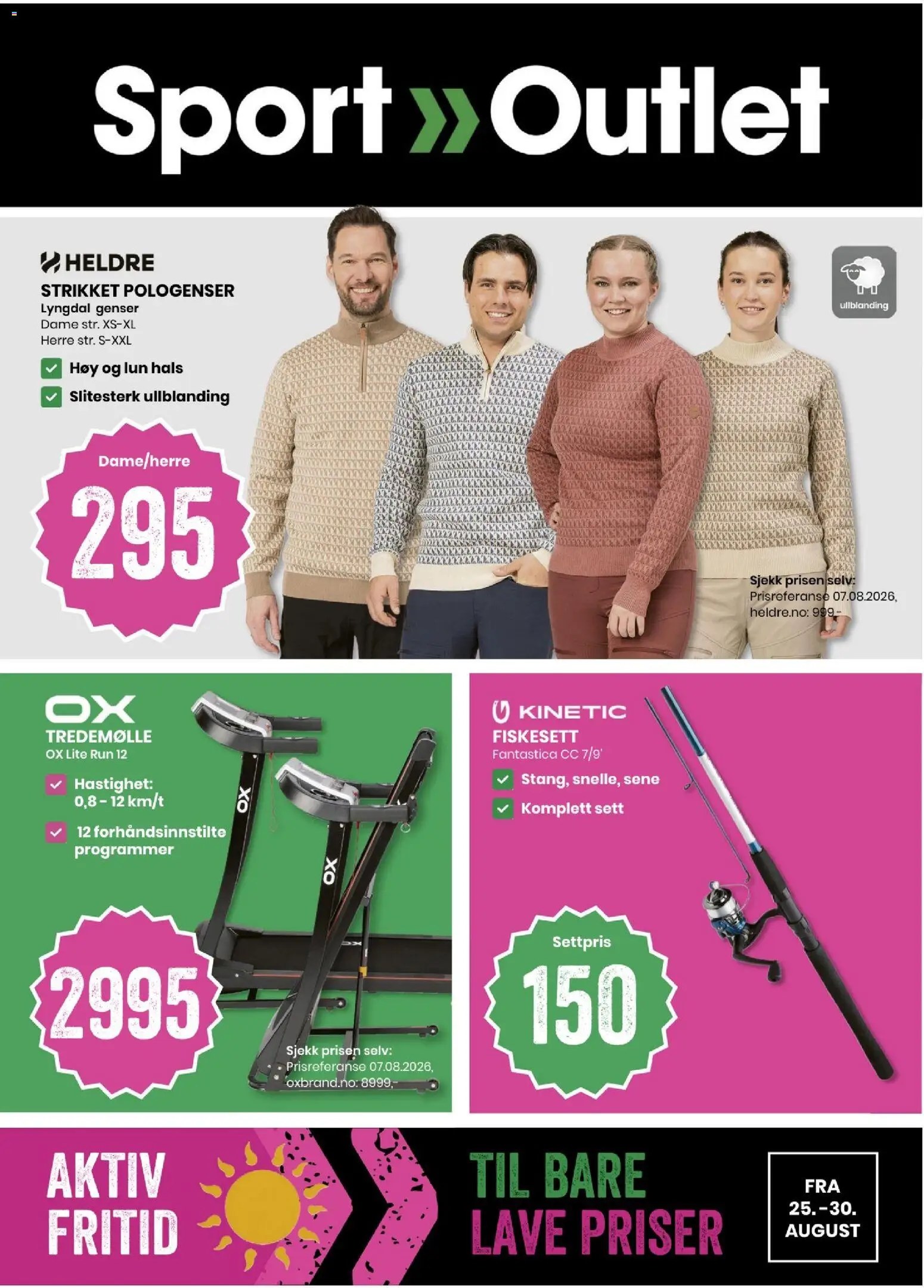 Forhåndsvis Sport Outlet Bare lave priser fra butikk Sport Outlet gyldig fra 25/08/2026