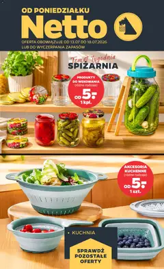 Pogląd gazetki "Netto gazetka od poniedziałku NonFood" ze sklepu Netto ważnej od 13.07.2026