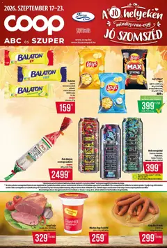 COOP - COOP - Abc & Szuper / Tisza megtekintése, amely érvényes 2026.09.17.-től