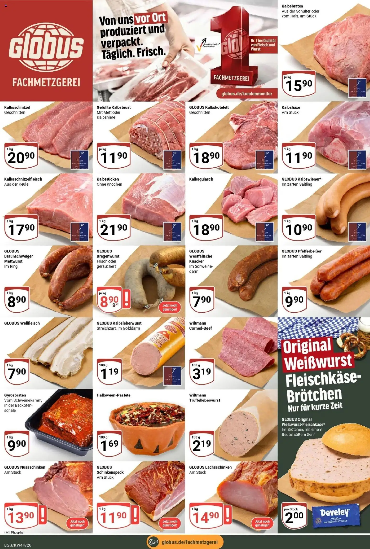 Vorschau von dem Prospekt des Geschäftes Globus, gültig ab dem 26.10.2026
