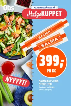 Forhåndsvis Coop Obs Helgemat Kuppet fra butikk Coop Obs gyldig fra 10/09/2026