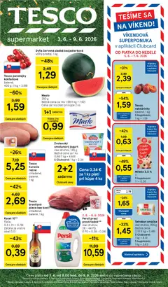 Náhľad Tesco letáku platného od 03.06.2026