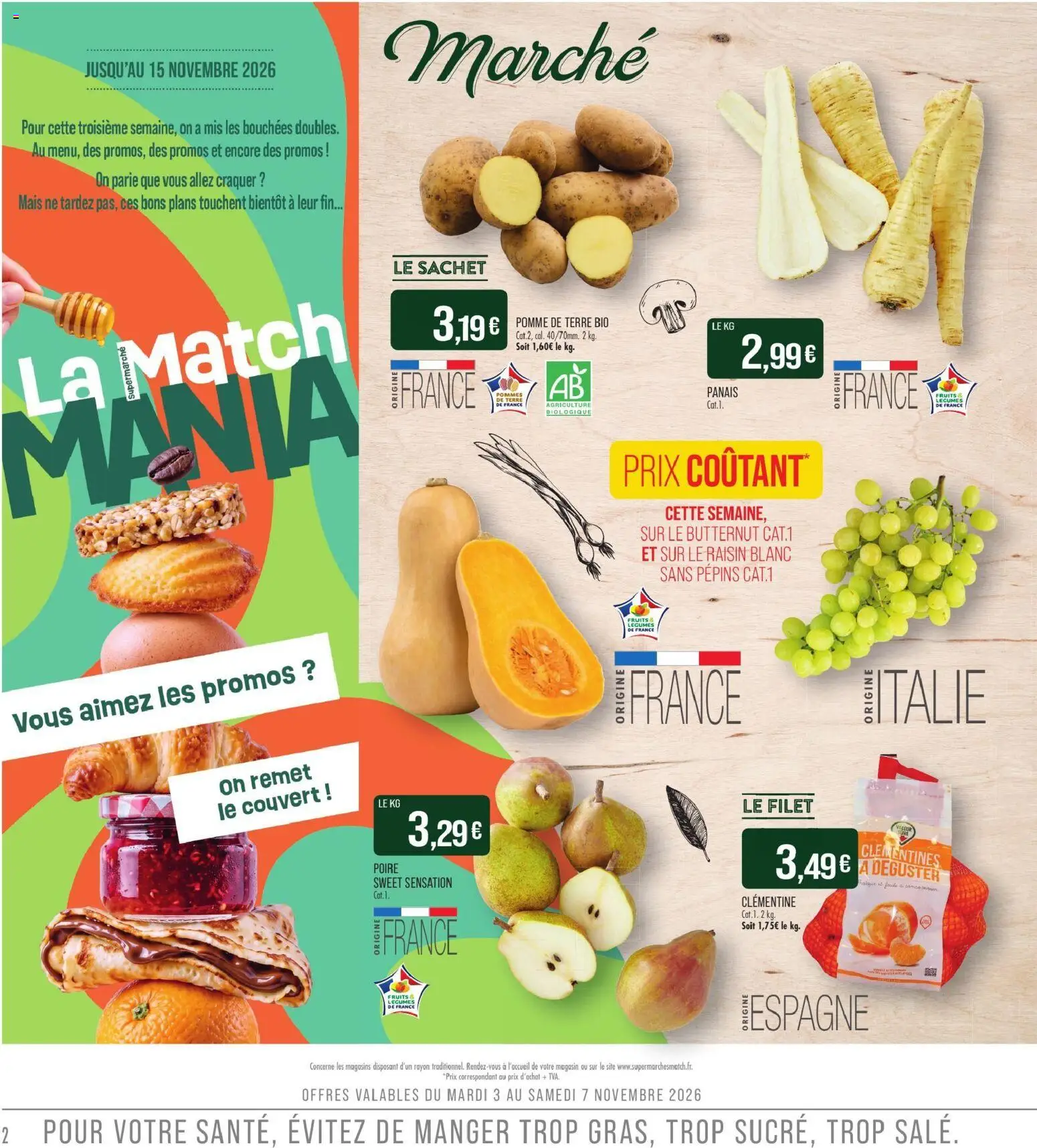 Prévisualisation de Match Supermarché catalogue du magasin Match Supermarché formulaire valide 03/11/2026