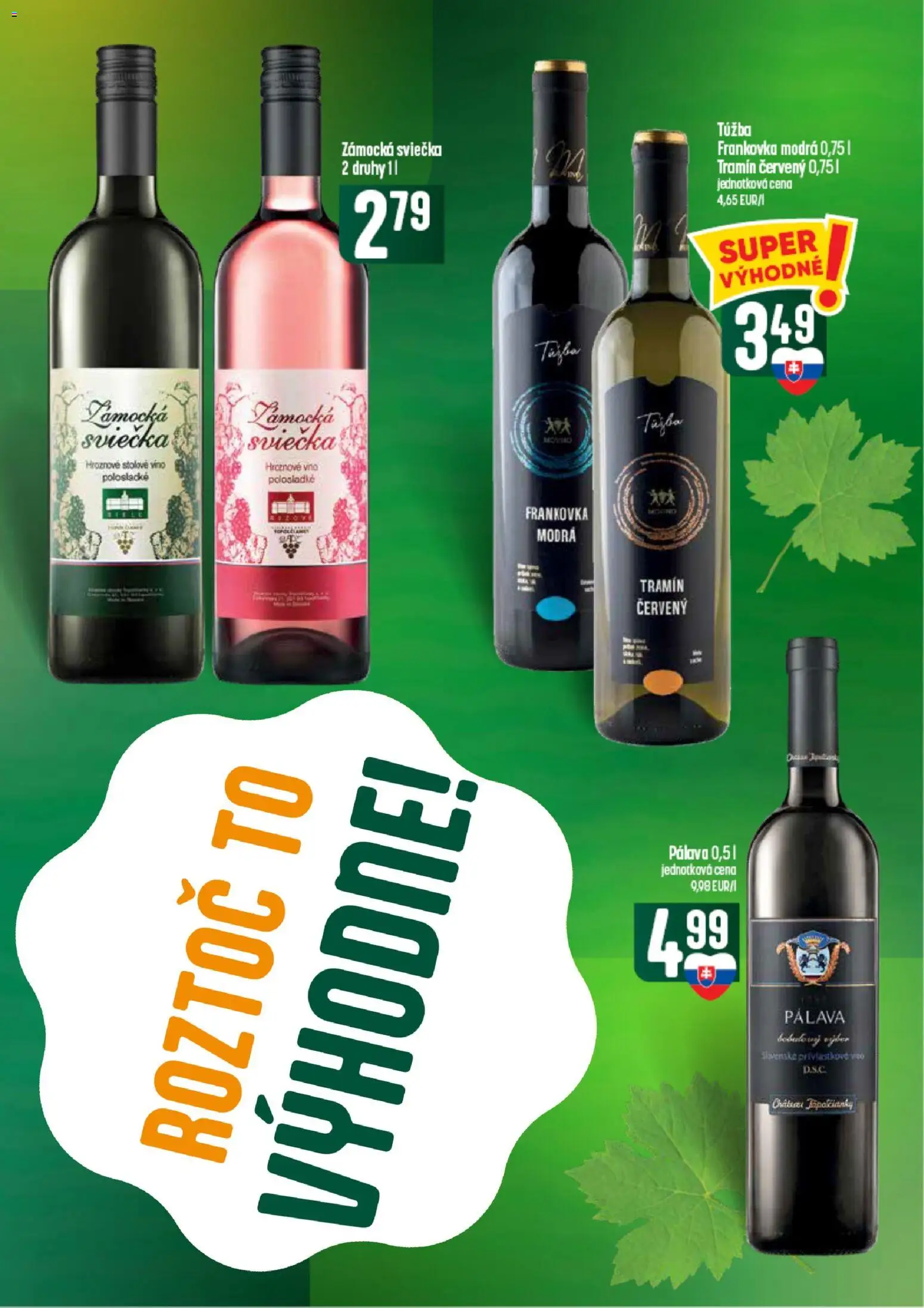 Náhľad COOP Jednota letáku platného od 10.09.2026 - Víno, Hroznové víno