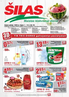Šilas parduotuvės leidinio Šilas leidinys galiojančio nuo 2026.07.01 peržiūra