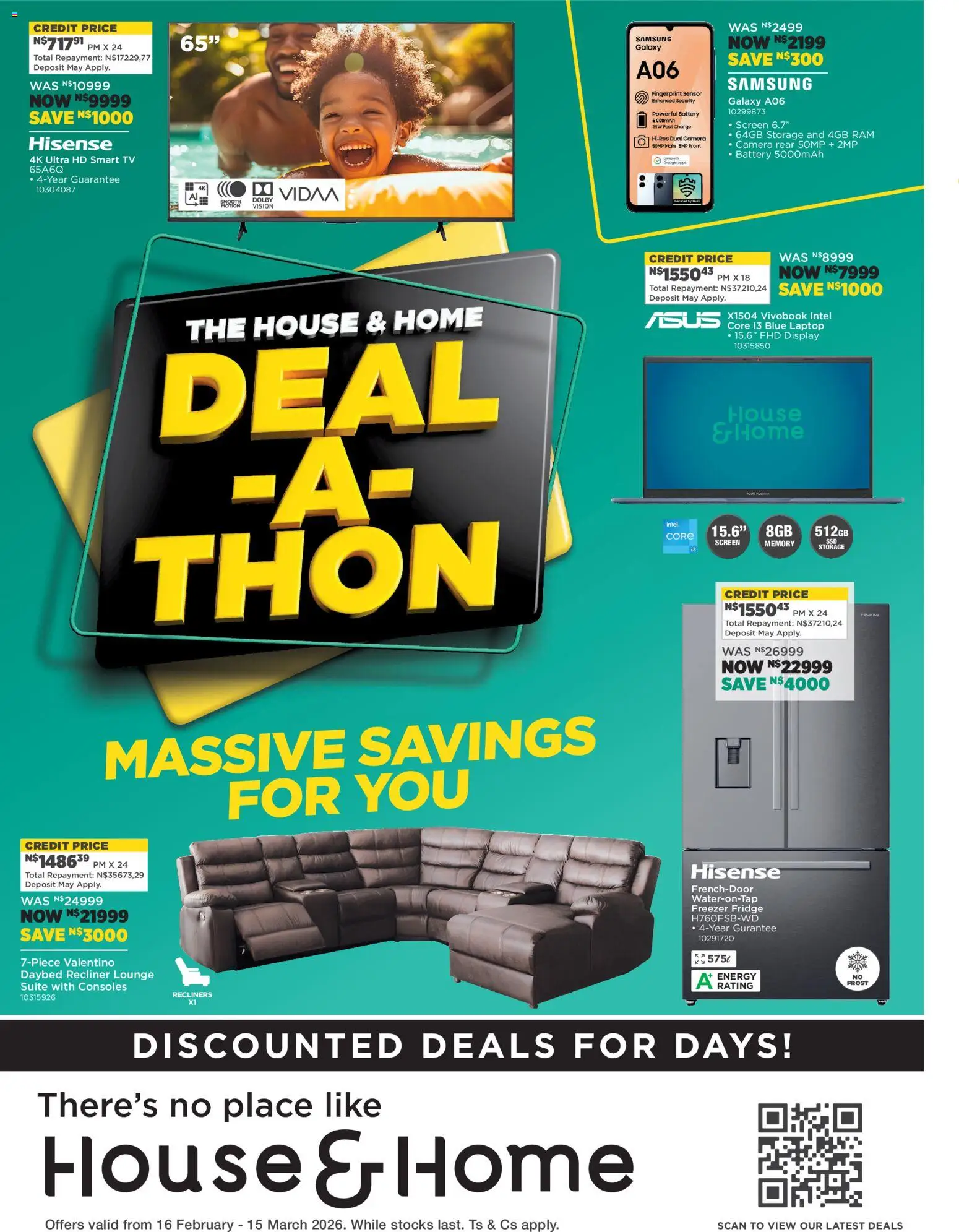 Namibia Deal-a-thon from 16/02 - 15/03/2026