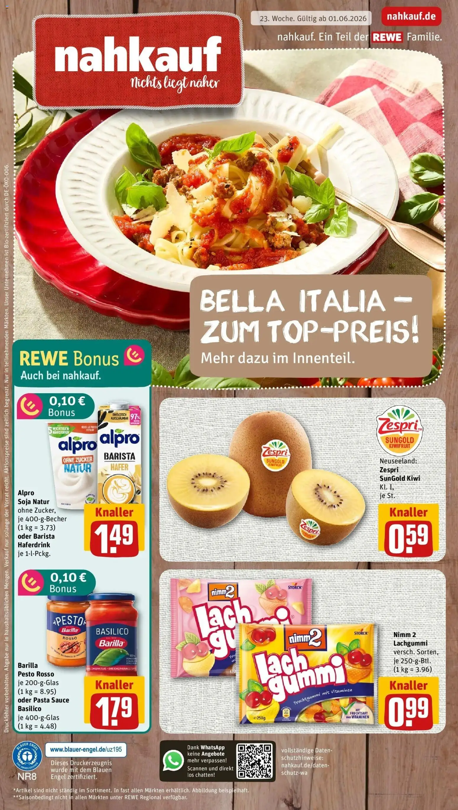 Vorschau von dem Prospekt des Geschäftes Rewe, gültig ab dem 31.05.2026