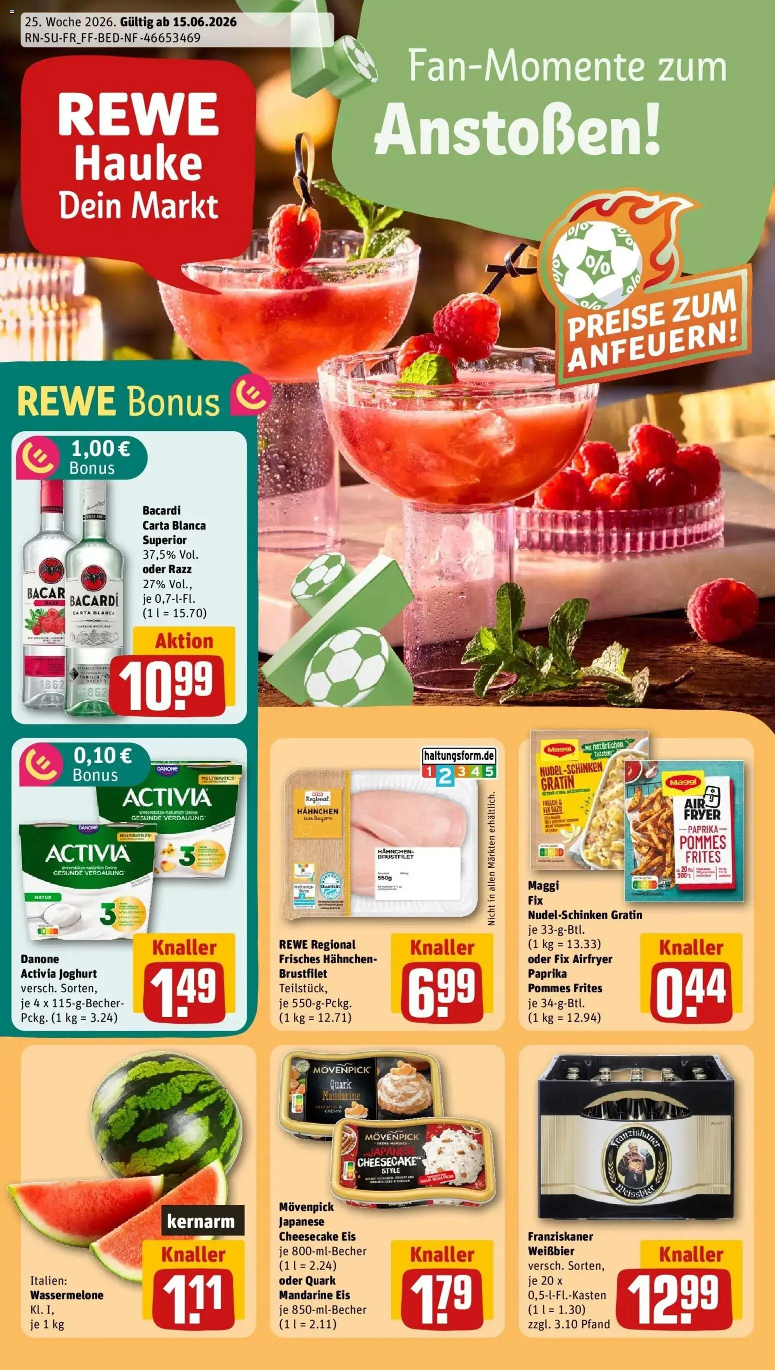 Vorschau von dem Prospekt des Geschäftes Rewe, gültig ab dem 14.06.2026