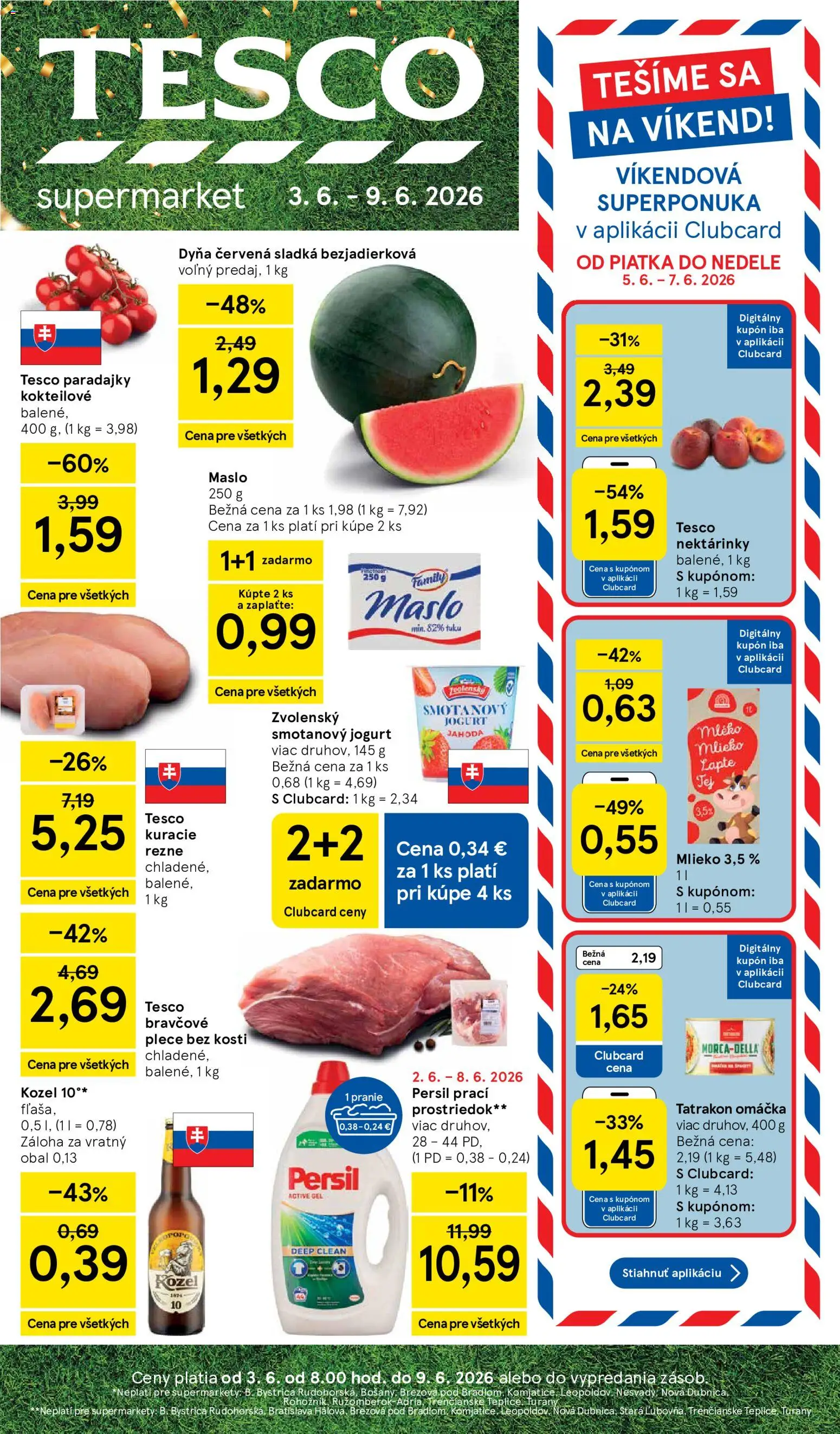 Náhľad Tesco letáku platného od 03.06.2026