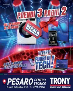 Anteprima dell'opuscolo Prendi 3 paghi 2 dal negozio Trony valido da 25/06/2026
