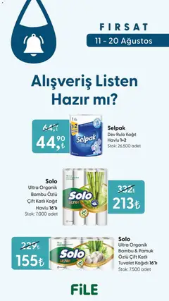 File Market File Market İndirim 11.08.2026 - Broşürünün önizlemesi