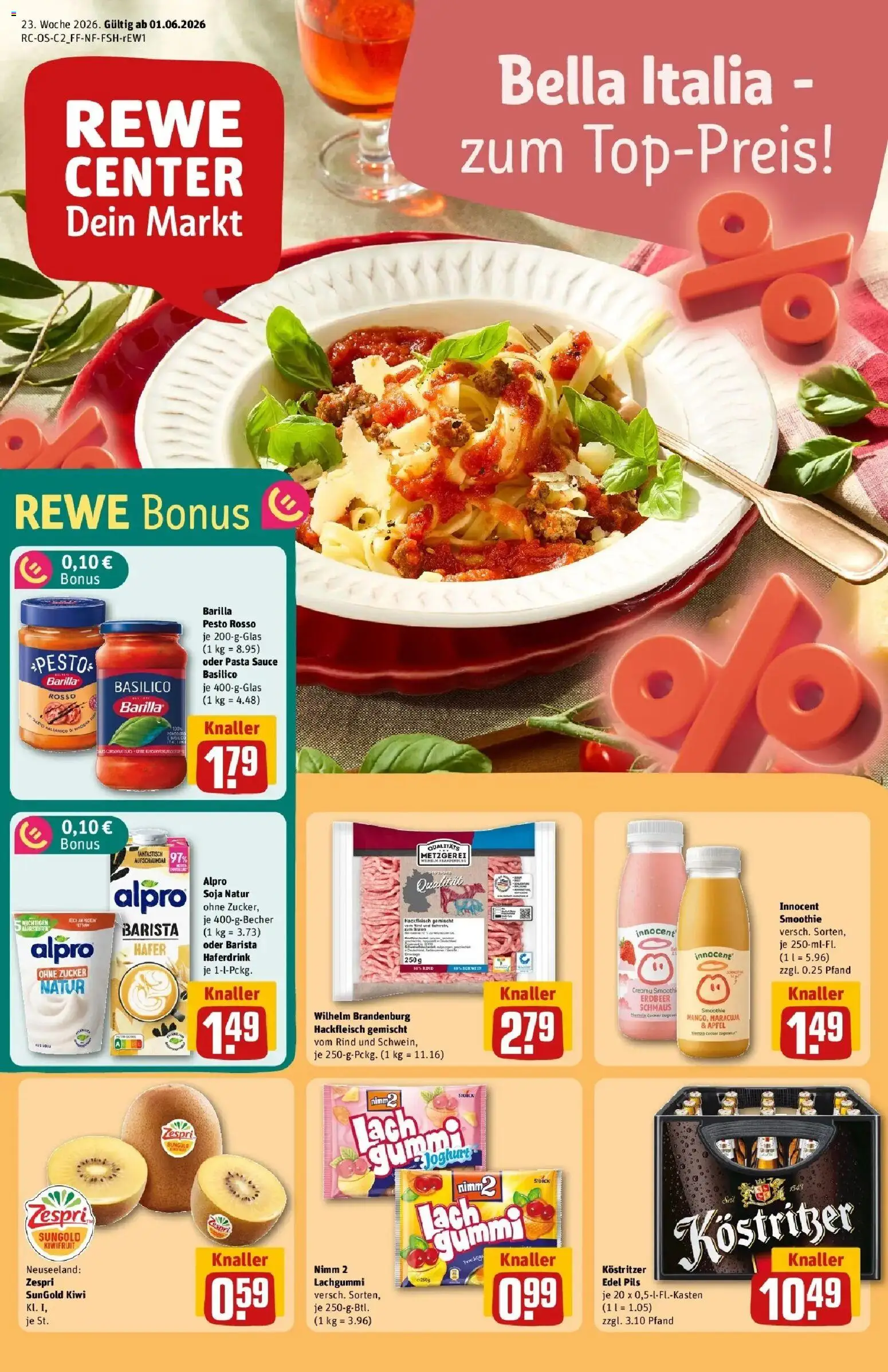 Vorschau von dem Prospekt des Geschäftes Rewe, gültig ab dem 01.06.2026